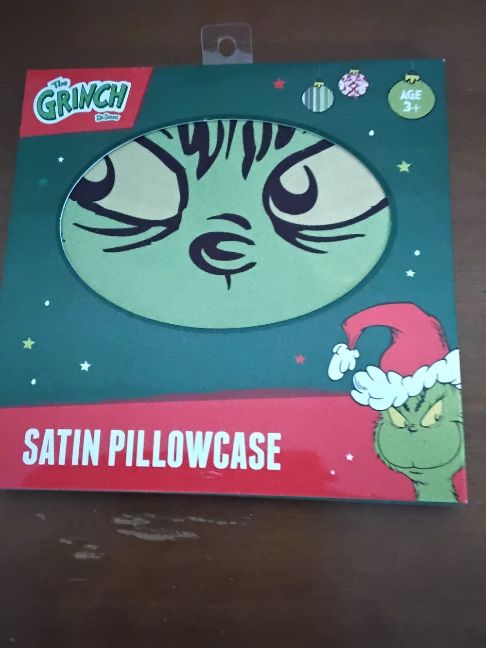 The Grinch Satin Pillowcase – Green